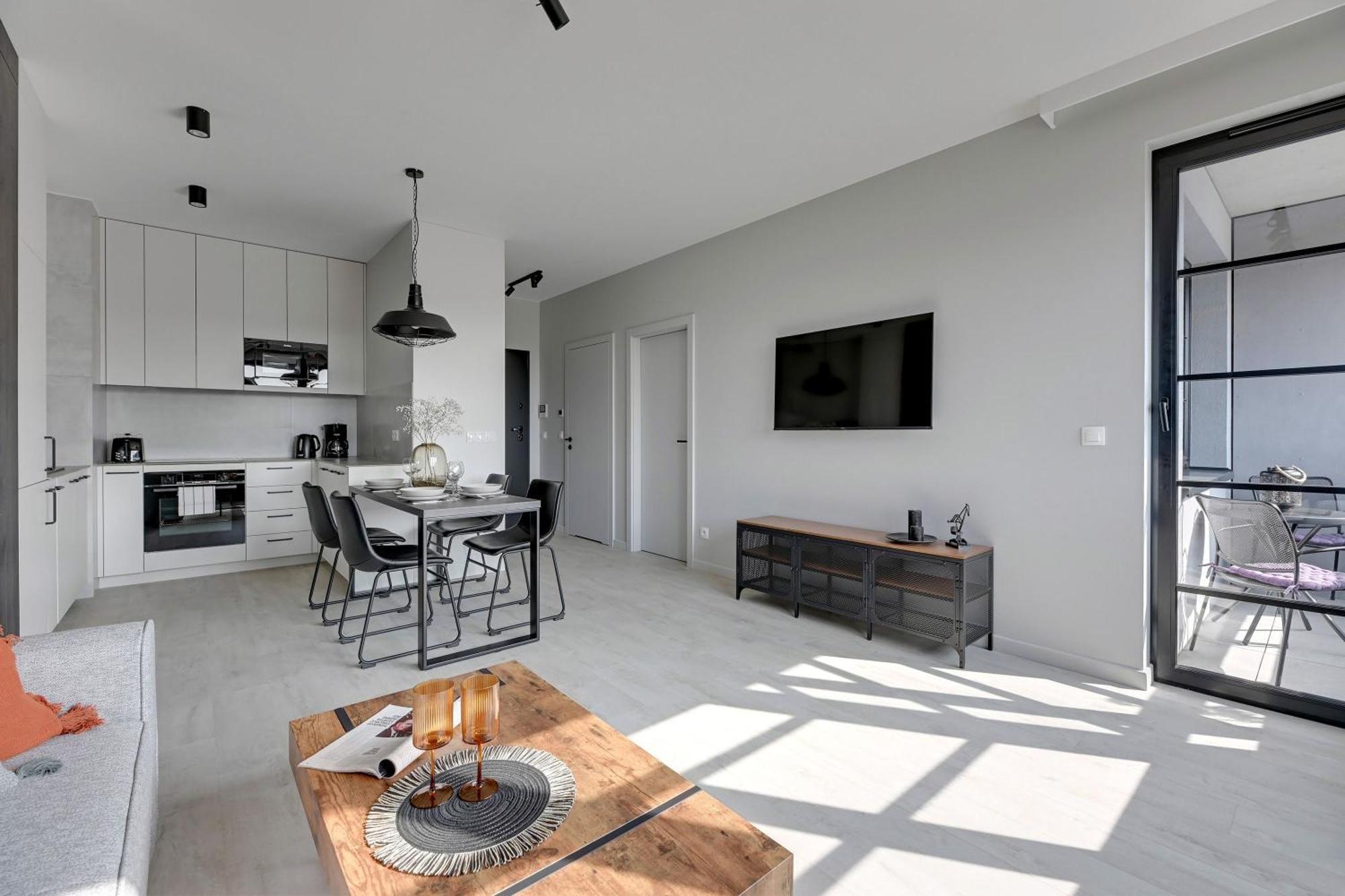 Flatbook - City Center Apartments Doki Living غدانسك المظهر الخارجي الصورة